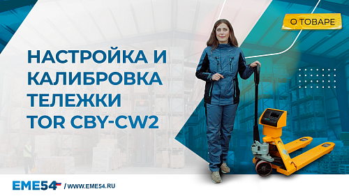 Настройка и калибровка тележки с весами TOR CBY-CW2