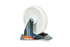 Колесо поворотное полипропилен SRCnb 80 200 мм с тормозом (N)