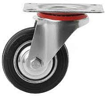 Колесо поворотное резина SC 97 85 мм (F)