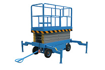 Подъемник ножничный передвижной 1000 кг 8/10 м TOR SJY-1-8 DC аккумуляторный