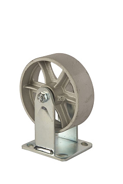 Колесо большегрузное неповоротное FCS 63 150 мм чугунное (F)