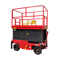 Подъемник ножничный самоходный 500 кг 6/8 м TOR SJY-0,5-6 DC аккумуляторный (G)