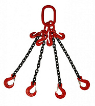 Строп цепной TOR 4СЦ г/п 3,15 т 5,0 м с укорачивающими крюками Строп цепной TOR 4СЦ г/п 3,15 т 5,0 м с укорачивающими крюками