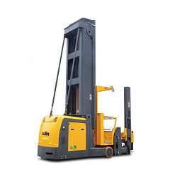 Штабелер самоходный 1,5 т 13,0 м TOR OPTS15 узкопроходный 3-мачт. (с поднимающейся кабиной) Li-ion