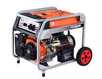 Генератор бензиновый 6,0 кВт 220В 27 л с электростартером и колесами TOR KM8000H