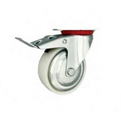 Колесо поворотное полипропилен SRCnb 63 160 мм с торозом (F)