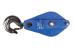 Блок монтажный однорольный с крюком TOR 3,2 т с откидной щекой Блок монтажный однорольный с крюком TOR 3,2 т с откидной щекой