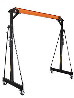 Мини-кран козловой TOR (МПУ) 2,0 т высота 2,4-3,6 м пролет 2,4 м