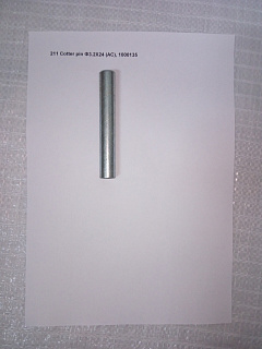 211 Ось (16х103) подвилочной тяги для тележек AC/RHP (Connecting shaft for push rod) 211 Ось (16х103) подвилочной тяги для тележек AC/RHP (Connecting shaft for push rod)