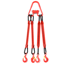 Строп текстильный TOR 4СТ 10,0 т 18,5 м 150 мм