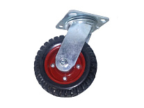 Колесо большегрузное поворотное PS 250 250 мм резина с протектором (N) Колесо большегрузное поворотное PS 250 250 мм резина с протектором (N)