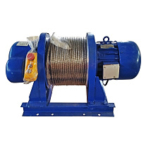 Лебедка электрическая 2500кг  30м с канатом 380В TOR KDJ PRO