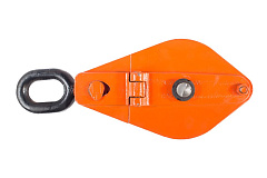 Блок монтажный однорольный с ушком TOR 3,2 т с откидной щекой Блок монтажный однорольный с ушком TOR 3,2 т с откидной щекой