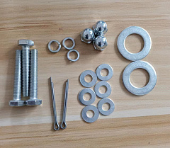 2 Набор метизов для тележек DE450 (Screw set/Pin/Washer/Spring washer/Lock nut) 2 Набор метизов для тележек DE450 (Screw set/Pin/Washer/Spring washer/Lock nut)